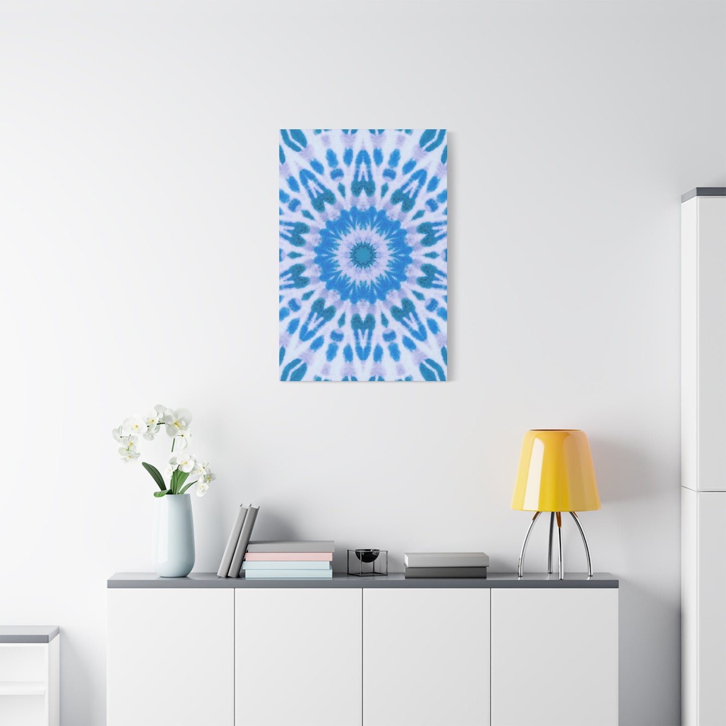 "E-VEIL EYE" Cymatic Canvas Art Print - Stretched Matte 1.25" Gallery Wrap