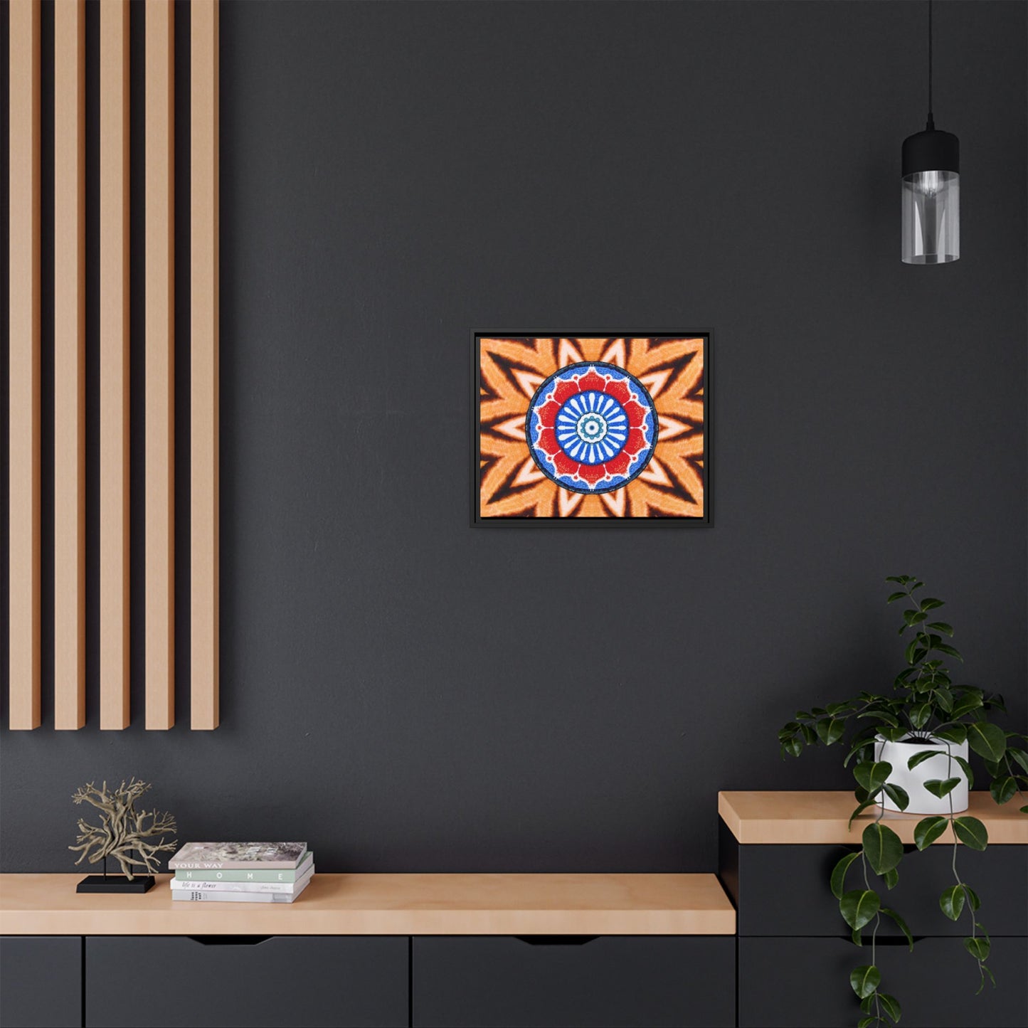 KABBA Matte Canvas, Black Frame