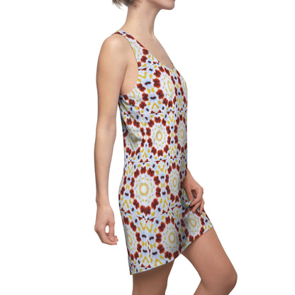 Women’s "MOSAIC" Cymatic Print Racerback Dress