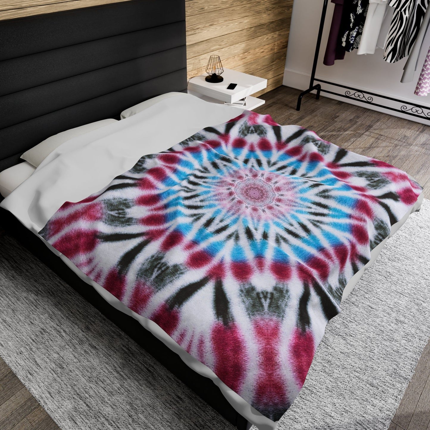 HYP3R Cymatic Velveteen Plush Blanket