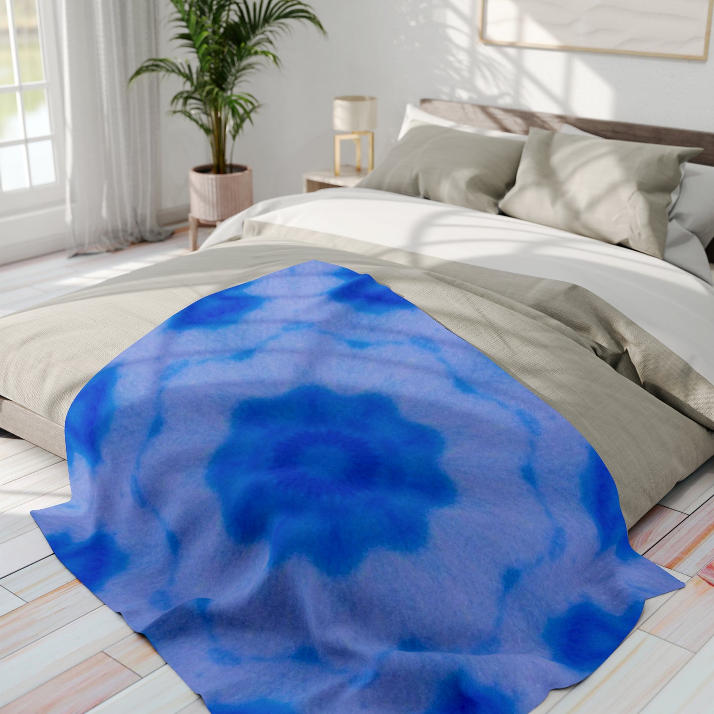 BLU3DR3AM Cymatic Prt Arctic Fleece Blanket