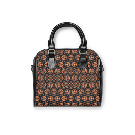 417 Cymatic Aop Pu Shoulder Handbag
