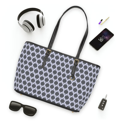 MAYA Cymatic Aop Pu Leather Shoulder Bag