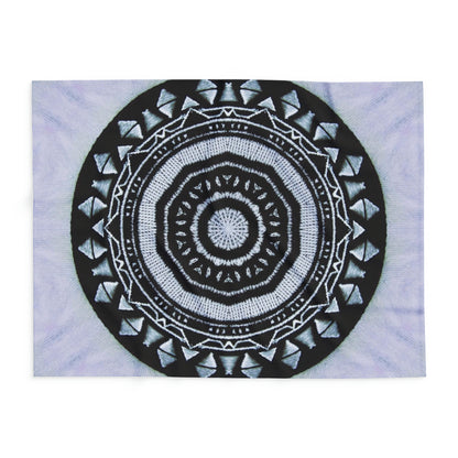 MAYA Cymatic Prt Arctic Fleece Blanket