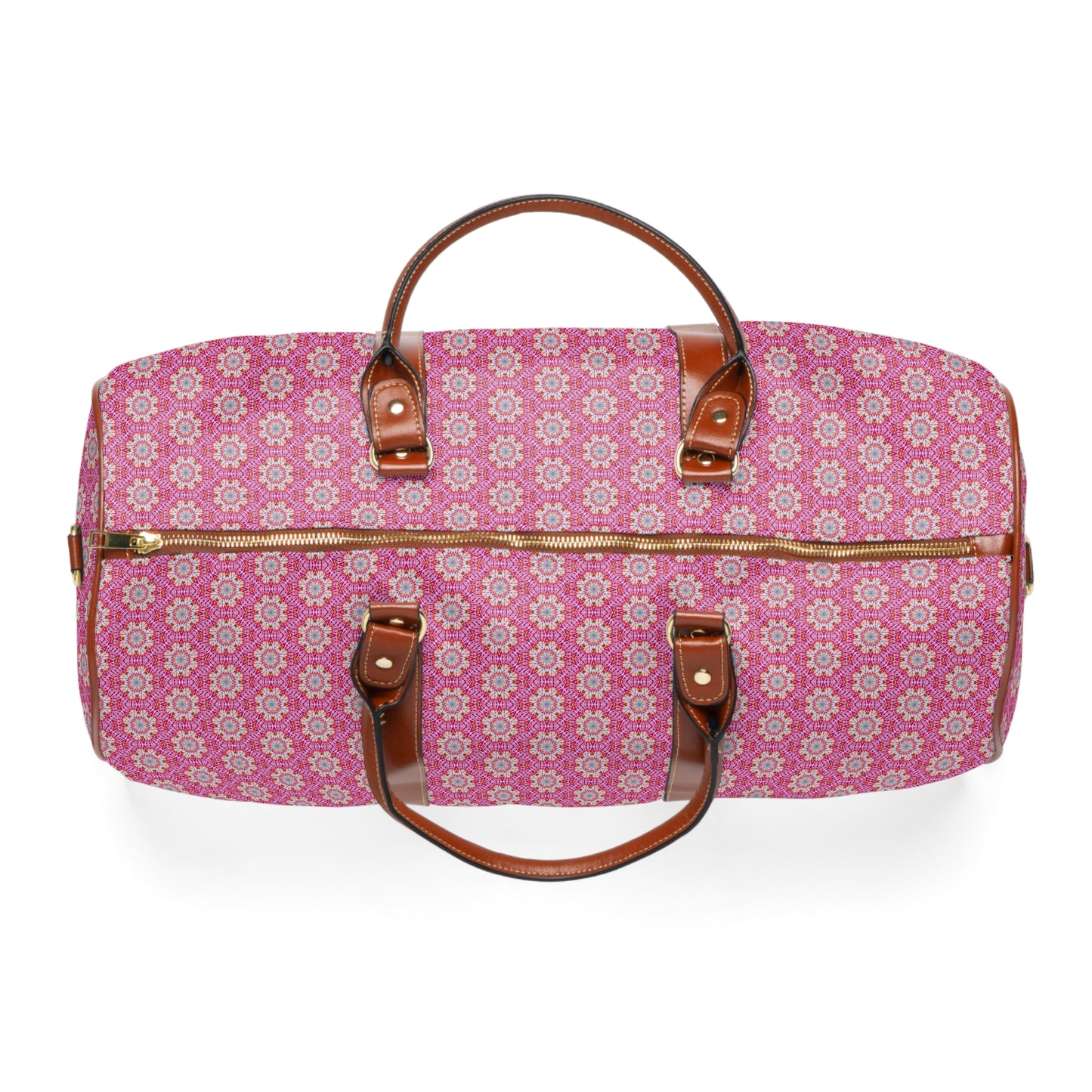 COM.PL3X Cymatic Aop Waterproof Pu Travel Bag