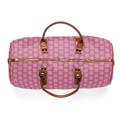 COM.PL3X Cymatic Aop Waterproof Pu Travel Bag
