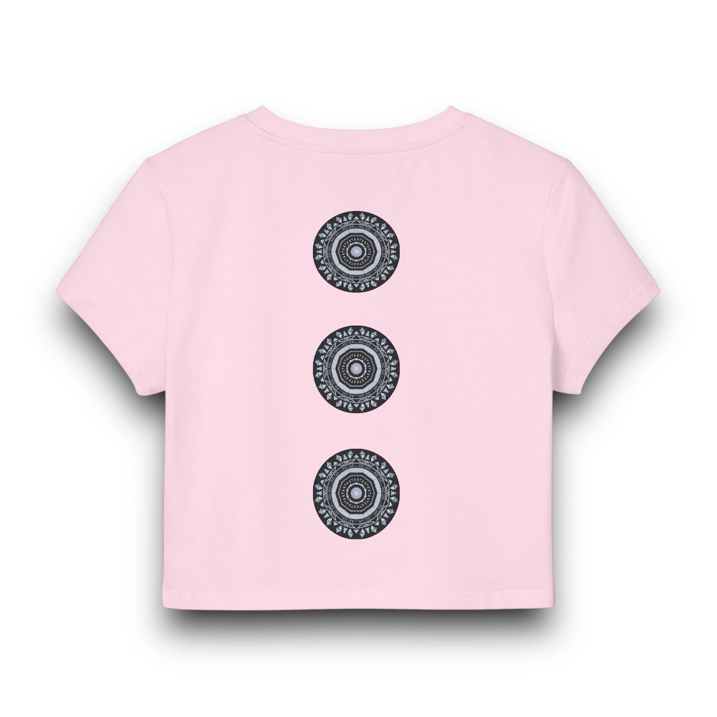 Women's "MAYA" Cymatic Print Baby Tee