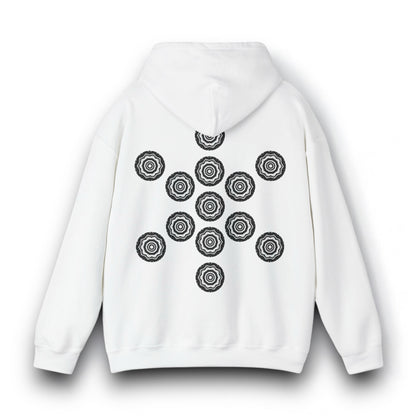 Men's 3ETD Noir "417" Cymatic Print Hoodie