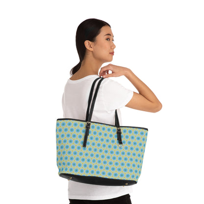 GETA Cymatic Aop Pu Leather Shoulder Bag