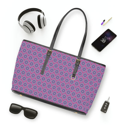 ULTRAVIOL3T Cymatic Aop Pu Leather Shoulder Bag