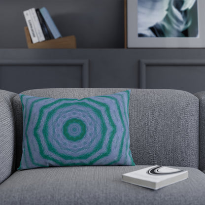GR33N3RY Cymatic Print Cushion