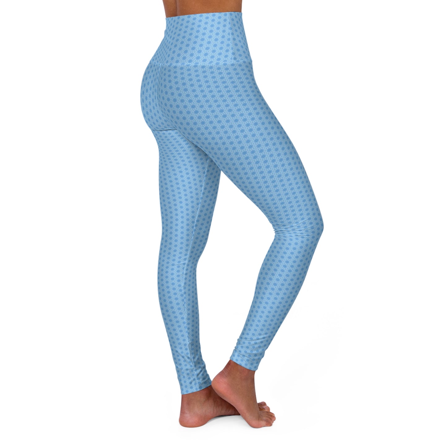 Women's AOP High Waist Leggings (E-VEIL EYE)