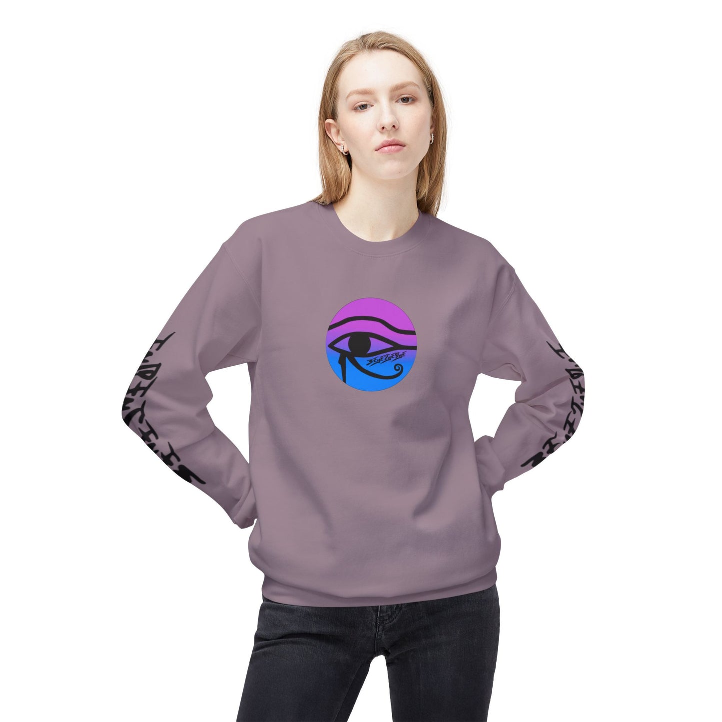 Unisex 3ETD Logo Softstyle Flecce Crewneck