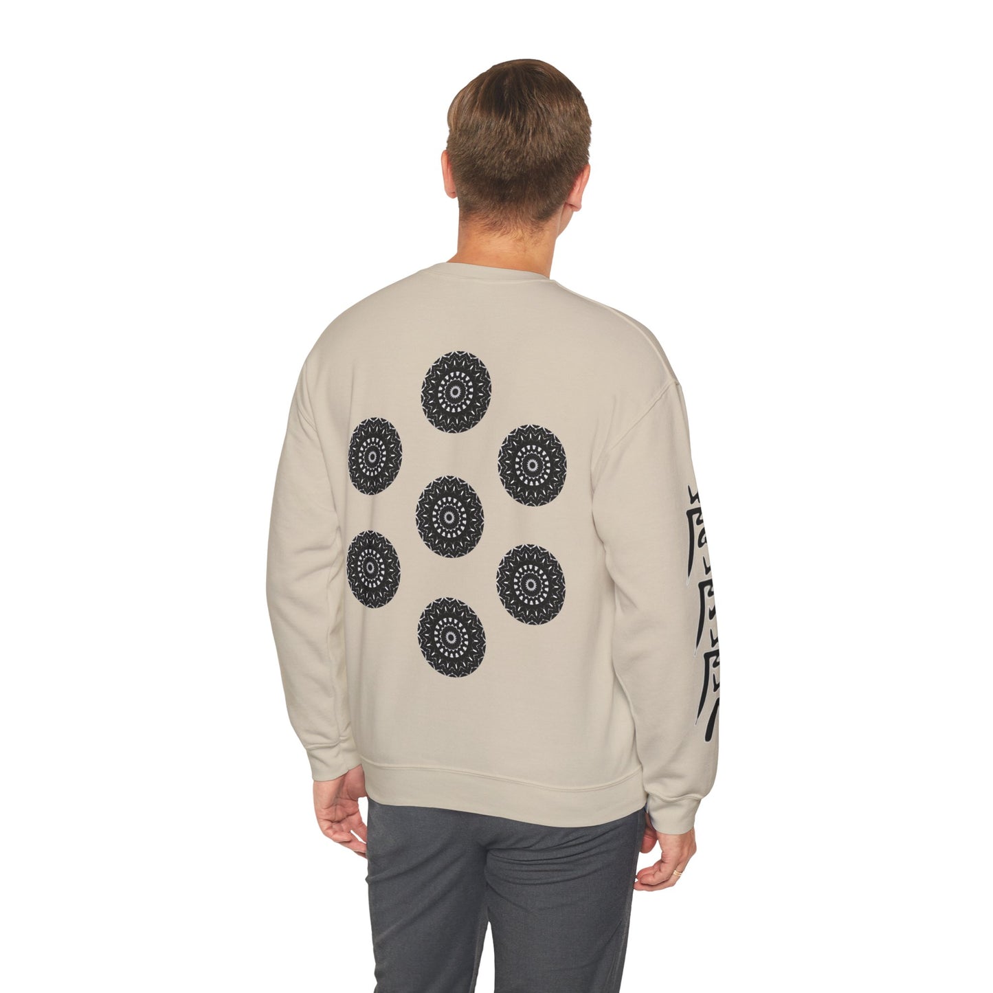 Men's 3ETD Cymatic Print Crewneck (TRIBAL)
