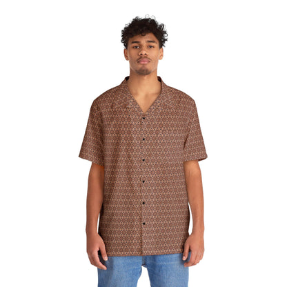 Men's "FREQNCY" Cymatic AOP Hawaiian Shirt