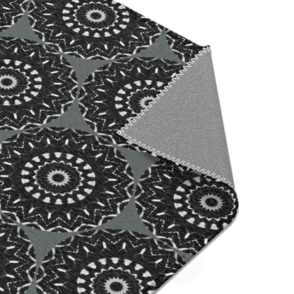 TRIBAL Cymatic Area Rug (Dark Grey) - Modern Home Decor