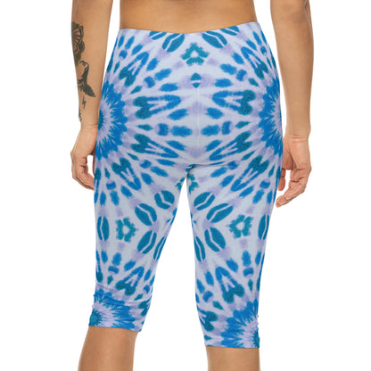 Women's "E-VEIL EYE" Capri Leggings