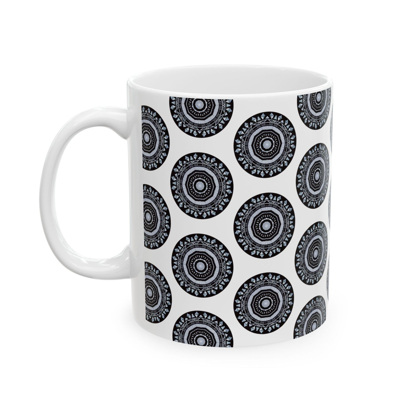 MAYA Cymatic AOP Ceramic Mug (White)