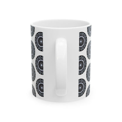 MAYA Cymatic AOP Ceramic Mug (White)