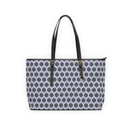 MAYA Cymatic Aop Pu Leather Shoulder Bag