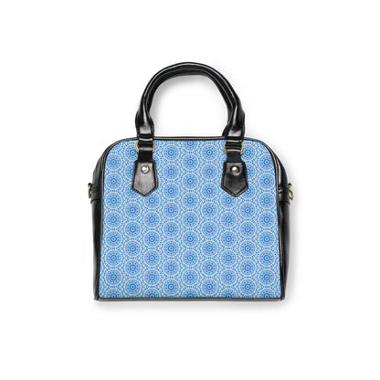 E-VEIL I Cymatic Aop Pu Shoulder Handbag