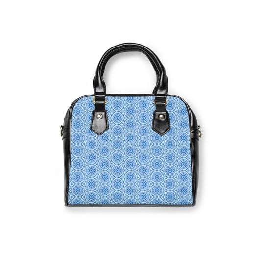E-VEIL I Cymatic Aop Pu Shoulder Handbag