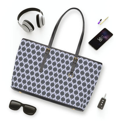 MAYA Cymatic Aop Pu Leather Shoulder Bag