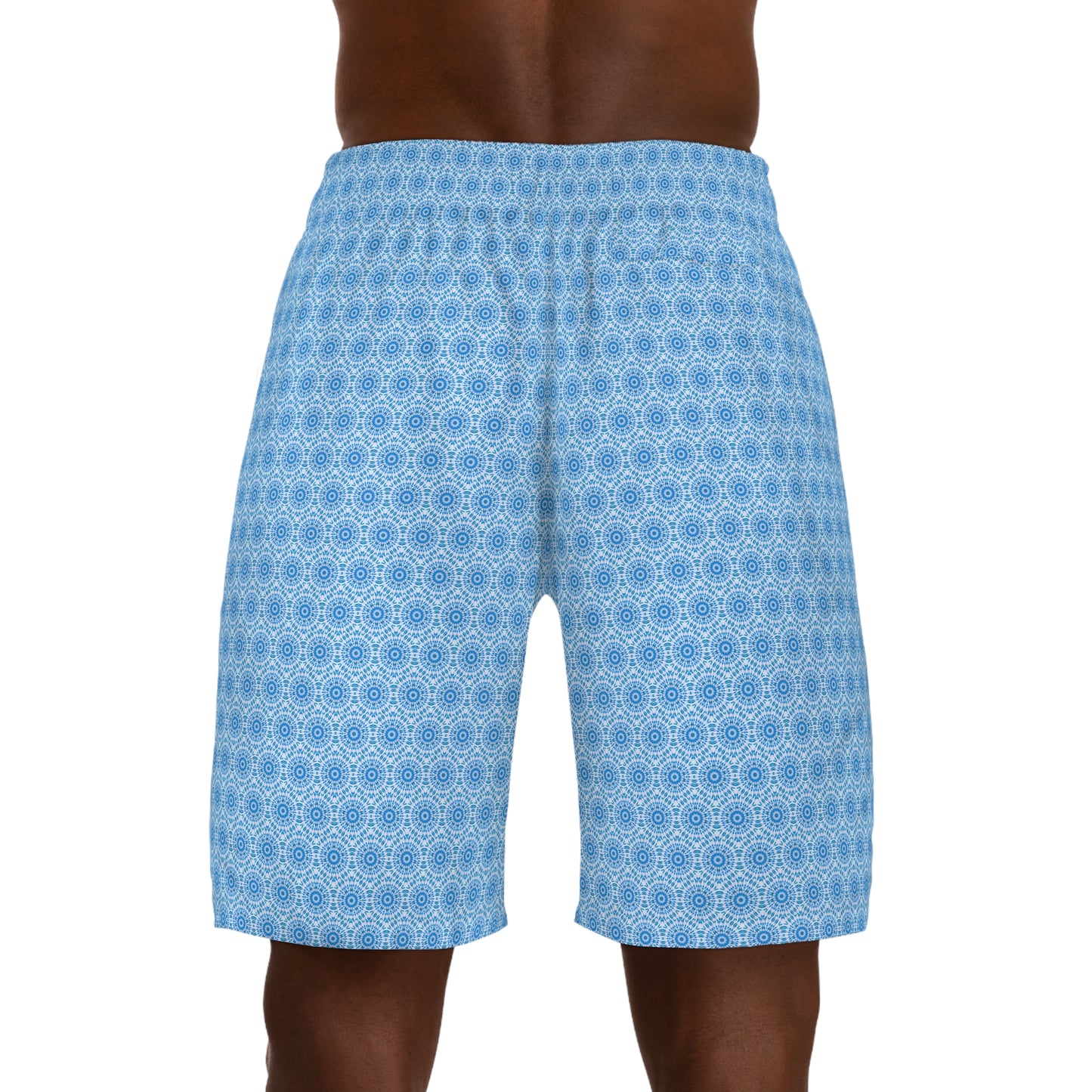 Men's “E-VEIL EYE” Cymatic AOP Jogger Shorts