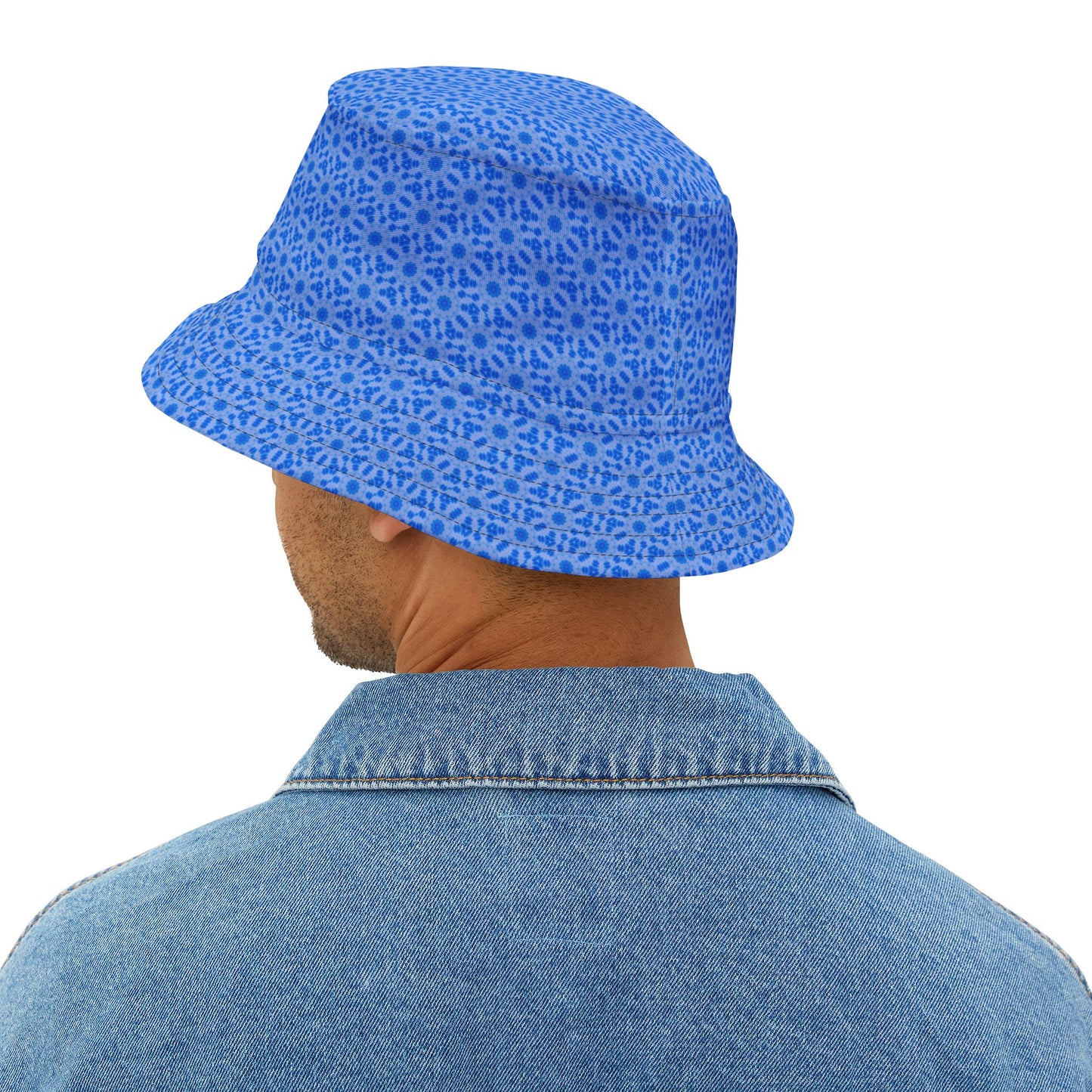 BLU3DR3AM Cymatic AOP Bucket Hat