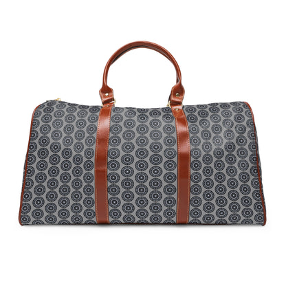 MAYA Cymatic Aop Waterproof Pu Travel Bag (Grey)
