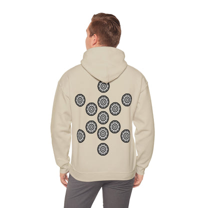 Men's 3ETD Noir "417" Cymatic Print Hoodie