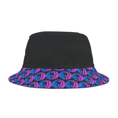 3ETD Logo Prt Bucket Hat (Black)