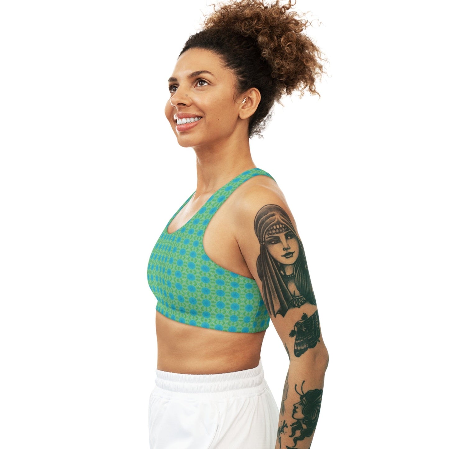 Women's Cymatic AOP Seamless Sports Bra (FUSiON)