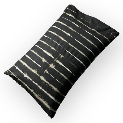 Striped Bleach Tie Dye Pillow Case (x2)