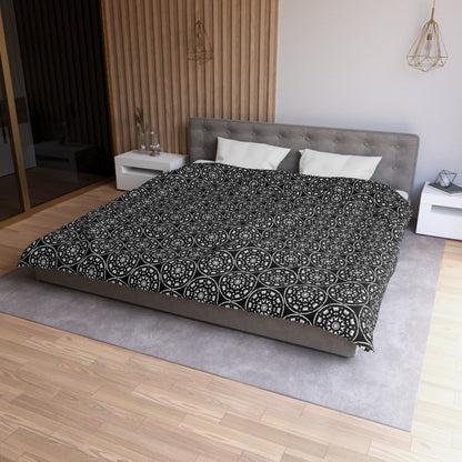 "STMPUNK" Cymatic Duvet Cover (Black) - Housewarming