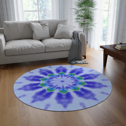 Kaleido47 Cymatic Round Rug (LOTUS)