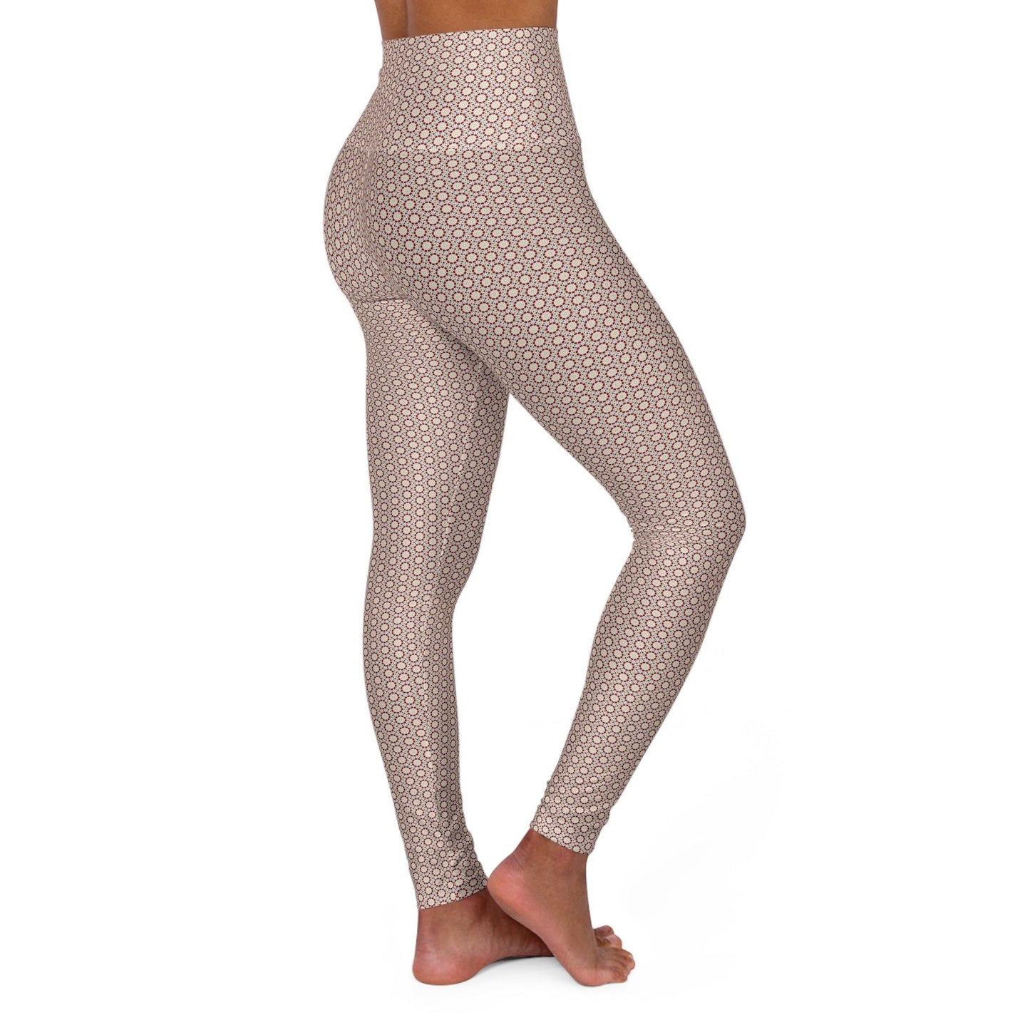 Women's AOP High Waist Leggings (MOSAIC)