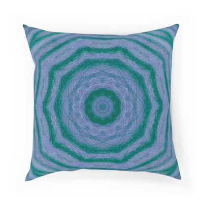 GR33N3RY Cymatic Print Cushion