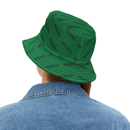 3EyeTyeDye AOP Bucket Hat (Dark Green)