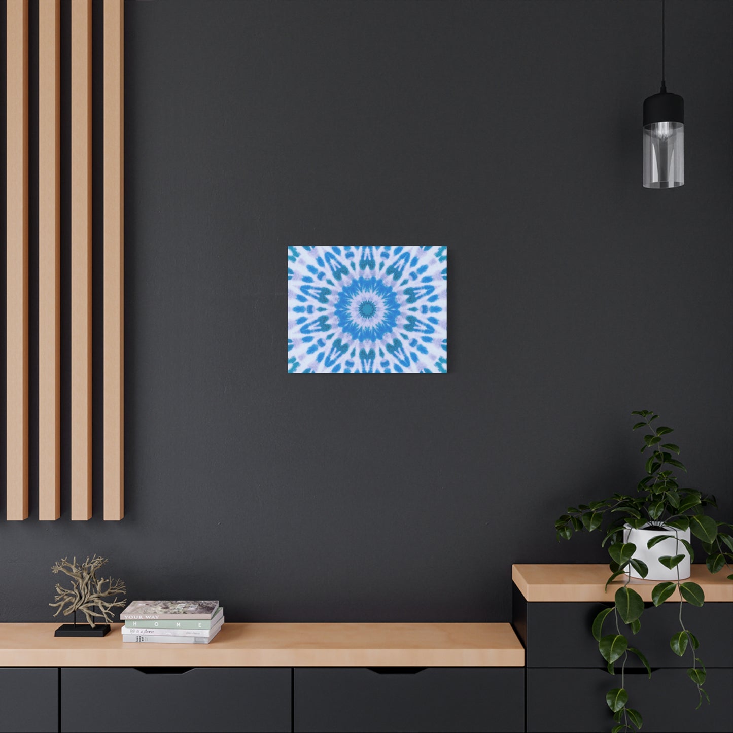 "E-VEIL EYE" Cymatic Canvas Art Print - Stretched Matte 1.25" Gallery Wrap