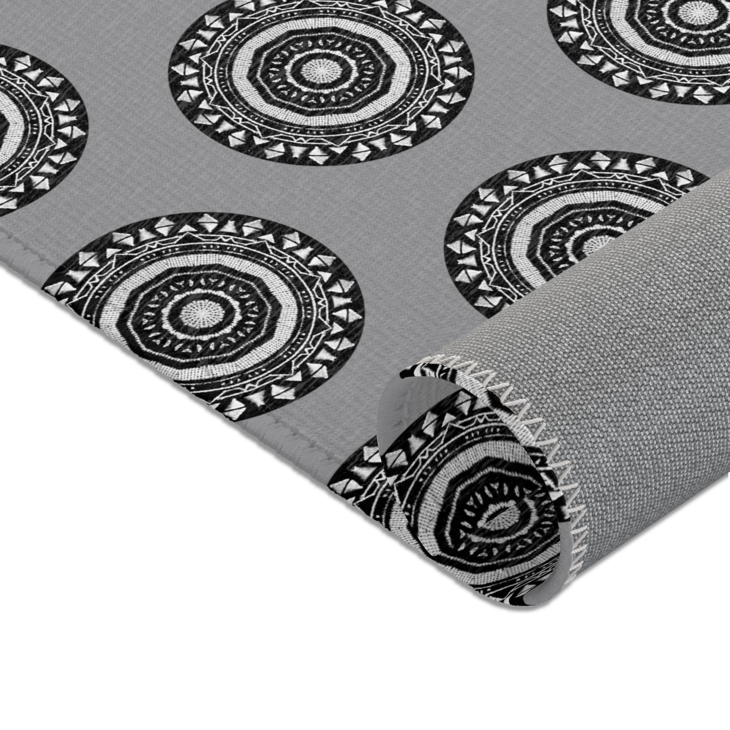 MAYA Cymatic Area Rug (Grey) - Modern Home Decor
