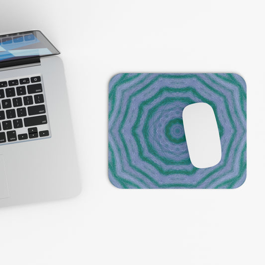 "GR33N3RY" Rectangular Mouse Pad