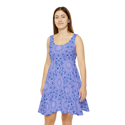 Women's "SiRiUS" Cymatic Print Skater Dress