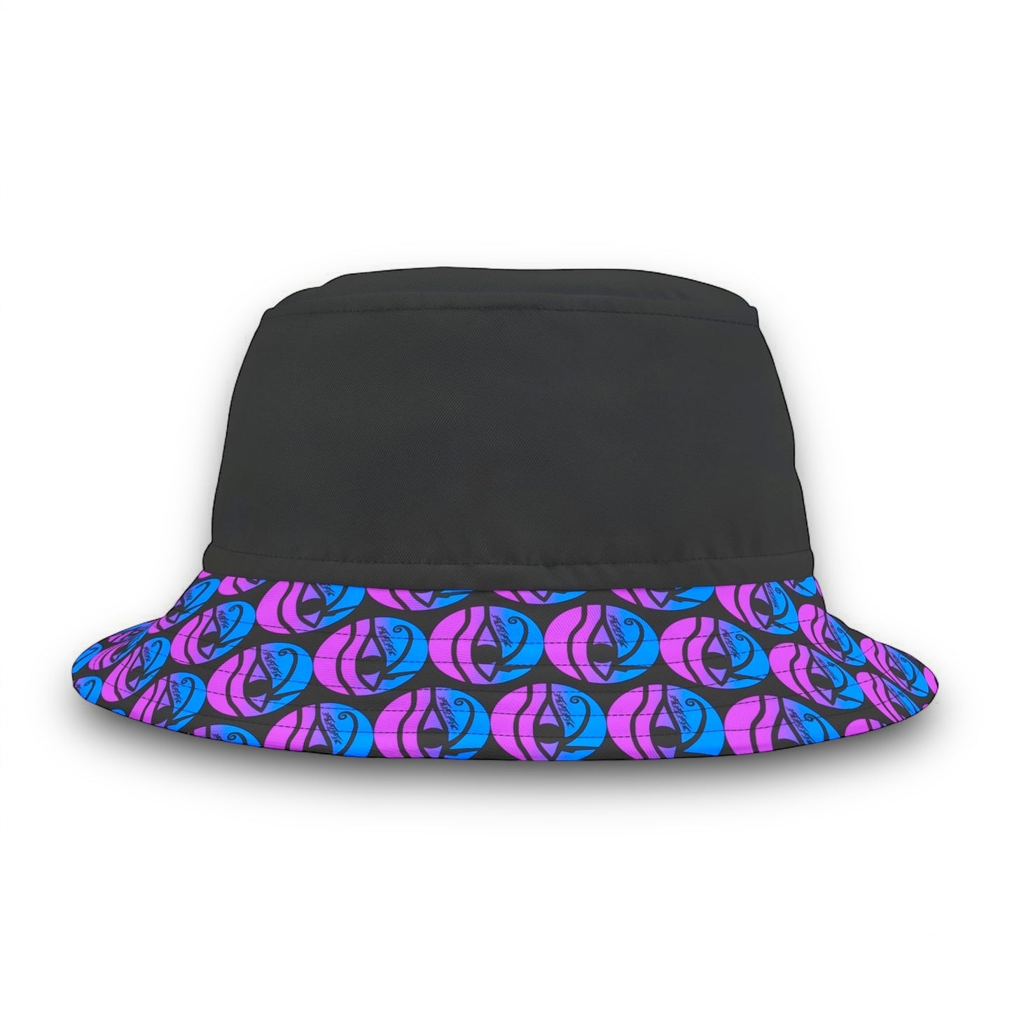 3ETD Logo Prt Bucket Hat (Black)