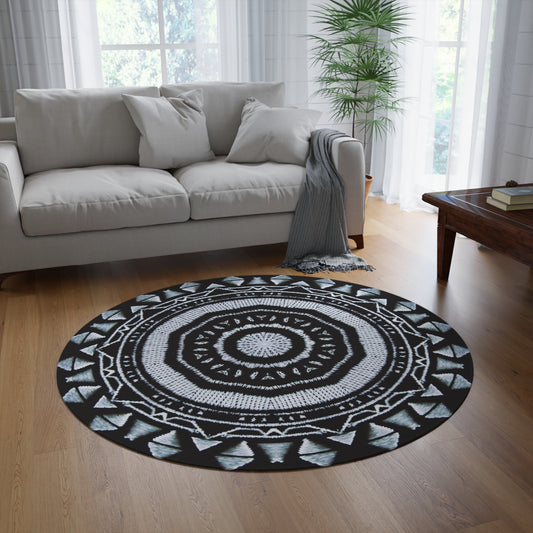 Kaleido47 Cymatic Round Rug (MAYA)