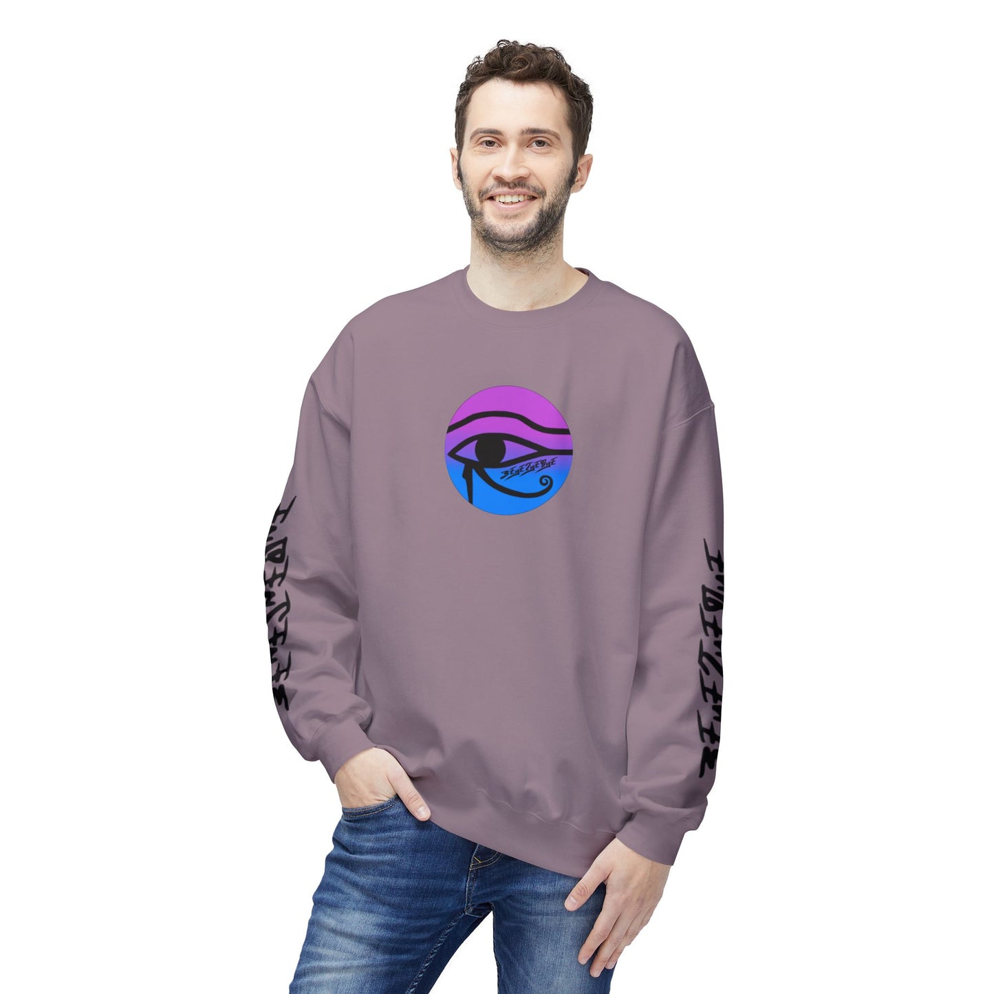 Unisex 3ETD Logo Softstyle Flecce Crewneck