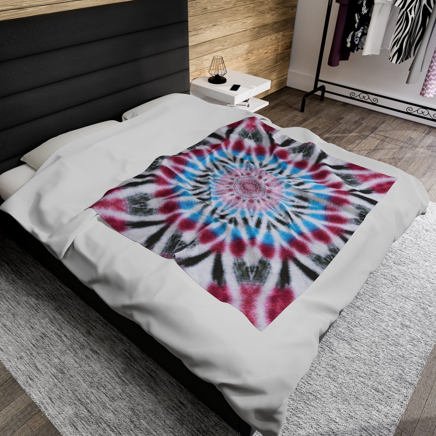 HYP3R Cymatic Velveteen Plush Blanket