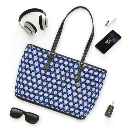 SNWFLK Cymatic Aop Pu Leather Shoulder Bag