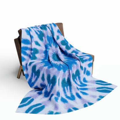 E-VEIL EYE Cymatic Arctic Fleece Blanket