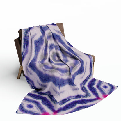 VibeRATE Cymatic Arctic Fleece Blanket